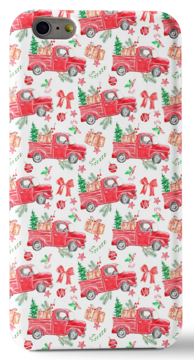 PREORDER 119C Old Red Trucks Phone Case for iPhone