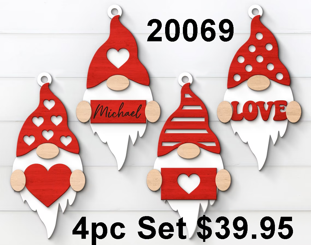 20069 Valentine Gnome DECOR