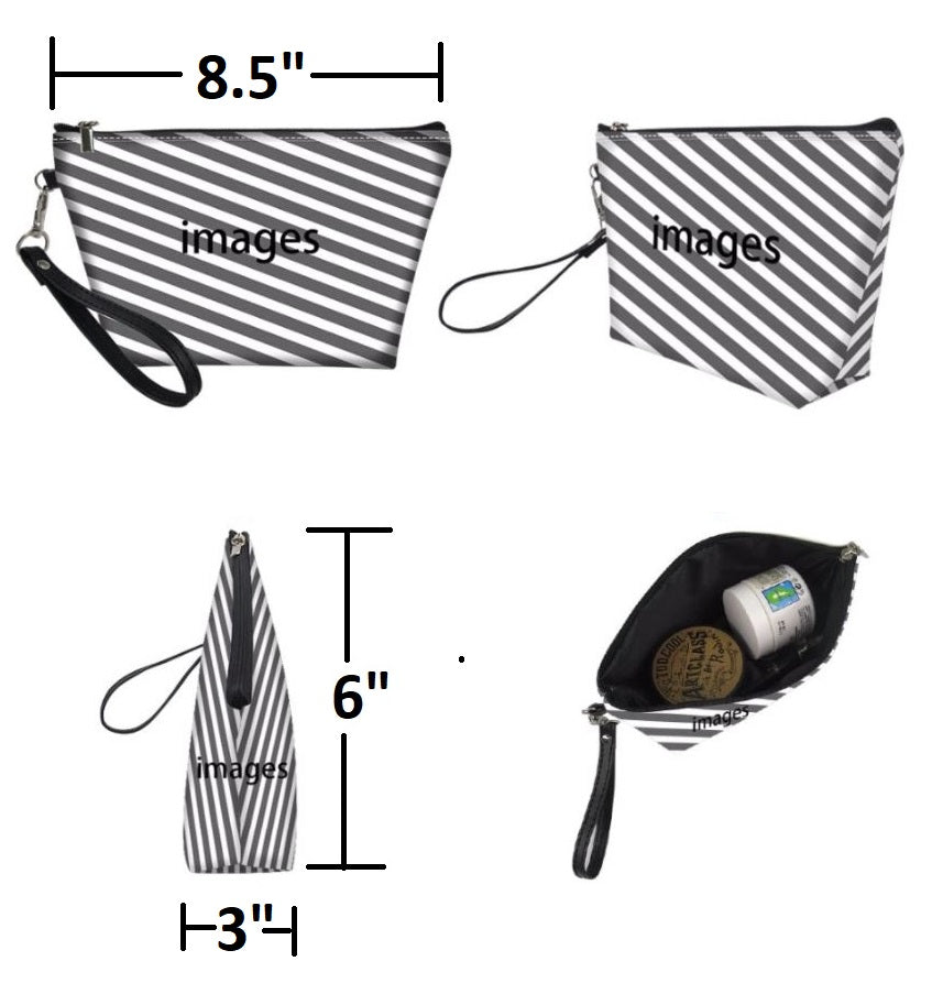 PREORDER Wolf #7 Cosmetic Pouch Wristlet