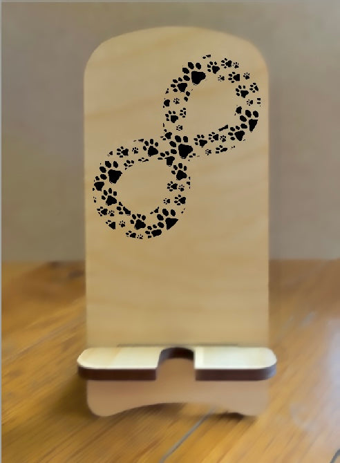 20103 LEW PHONE STAND w Infinity Paws HQ-TBM
