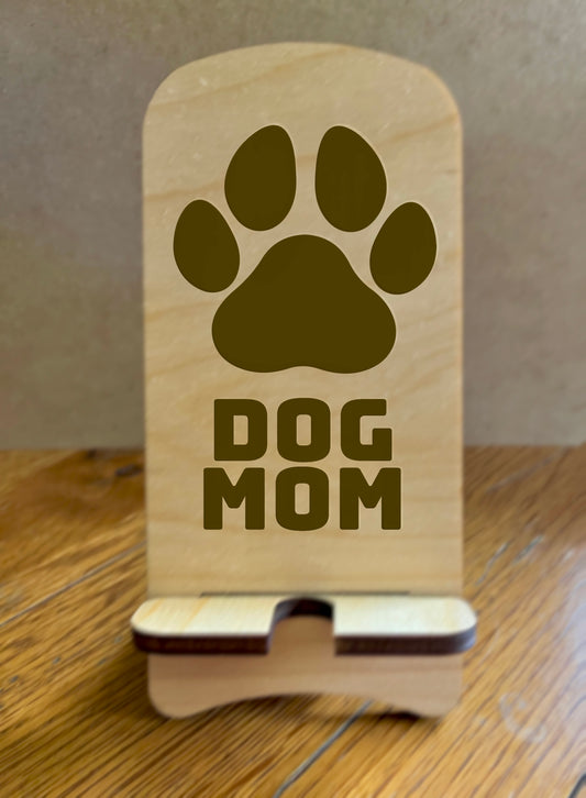 20088 LEW PHONE STAND w Dog Mom HQ-TBM