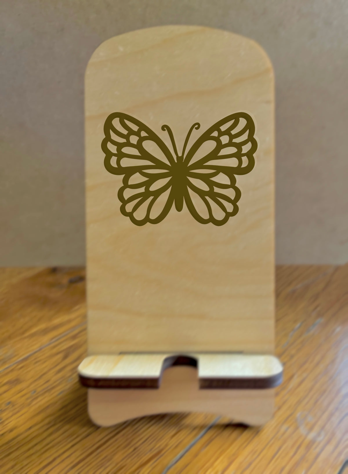 20090 LEW PHONE STAND w Butterfly HQ-TBM