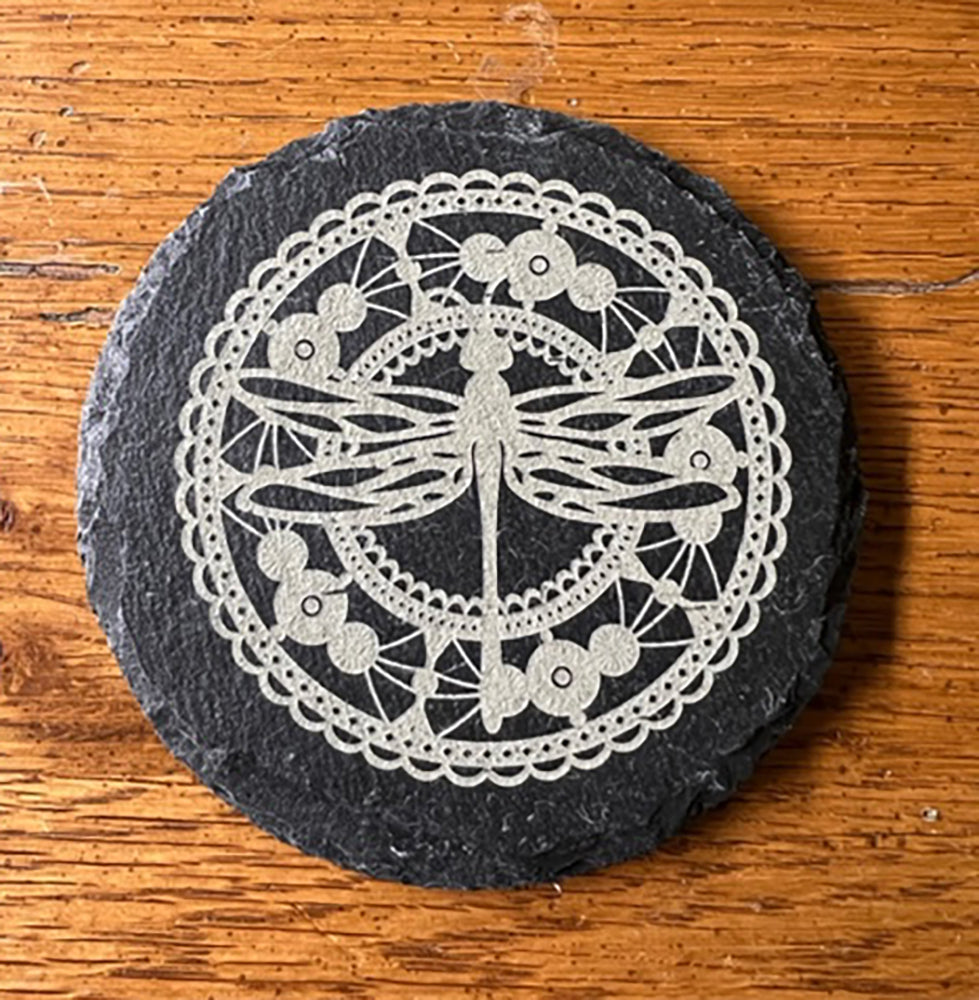 20032 Lace Mandala Dragonfly COASTER SET HQ-TBM
