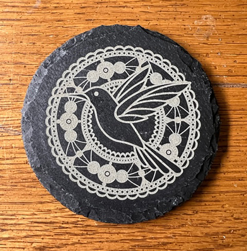 20033 Lace Mandala Hummingbird COASTER SET HQ-TBM