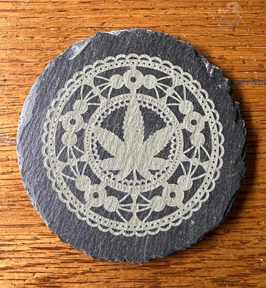 20037 Lace Mandala Wacky Weed COASTER SET HQ-TBM