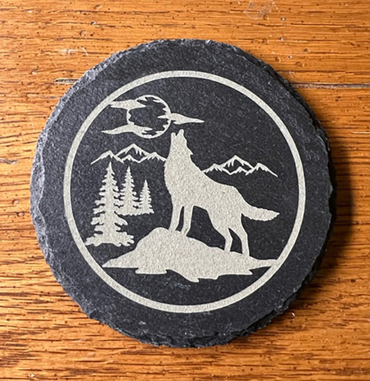 20038 Wolf #1 COASTER SET HQ-TBM