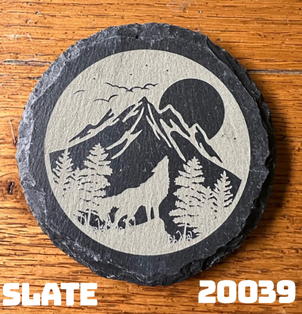 20039 Wolf #2 COASTER SET HQ-TBM