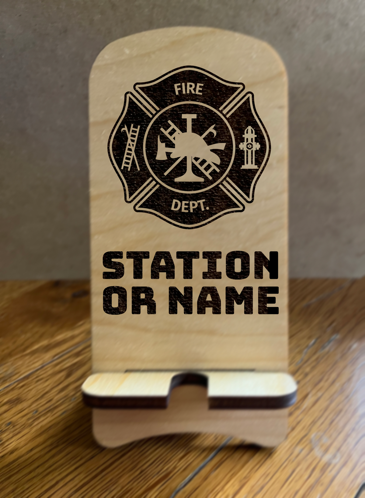 20048 LEW PHONE STAND w Fire Department HQ-TBM