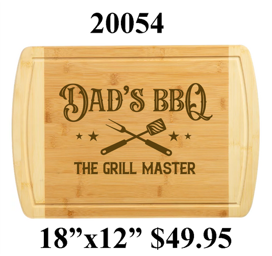 20054 Dad's BBQ CUTTING BOARD HQ-TBM