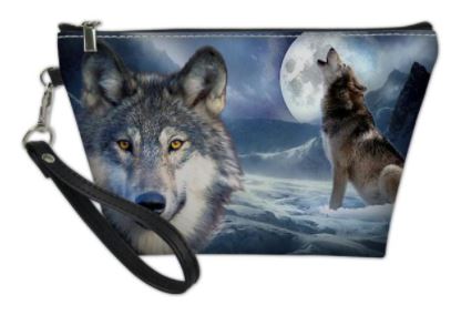 PREORDER Wolf #8 Cosmetic Pouch Wristlet