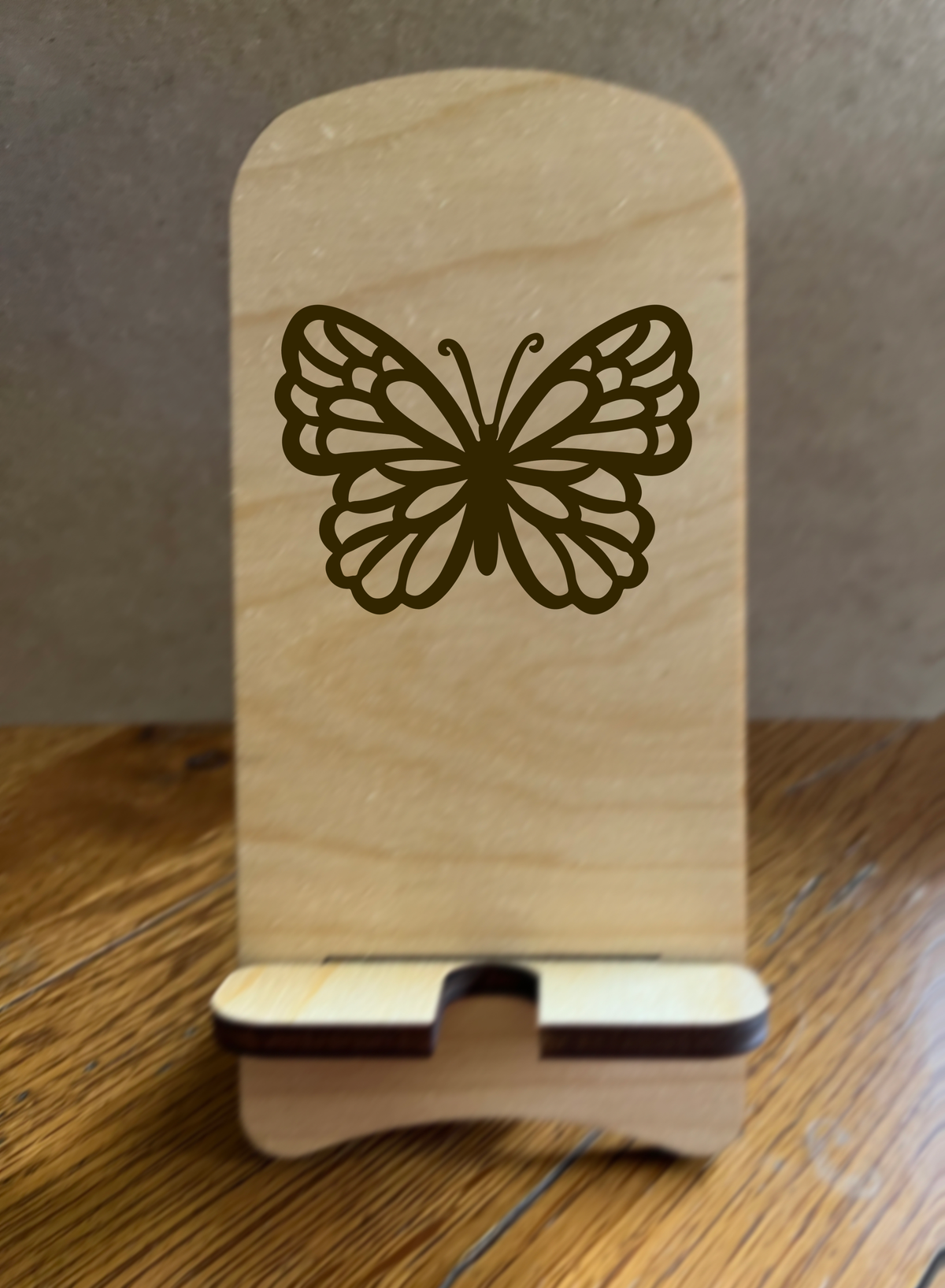 20090 LEW PHONE STAND w Butterfly HQ-TBM