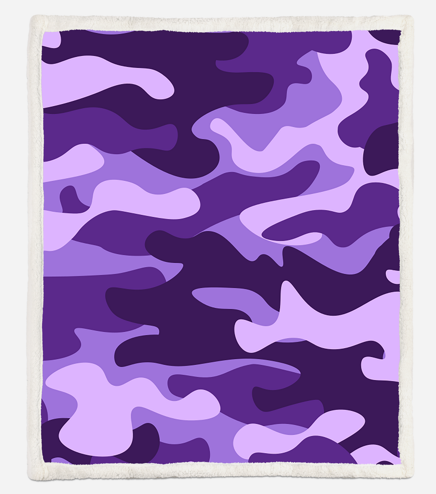 PREORDER 8020 Another Purple Camo Sherpa Blanket