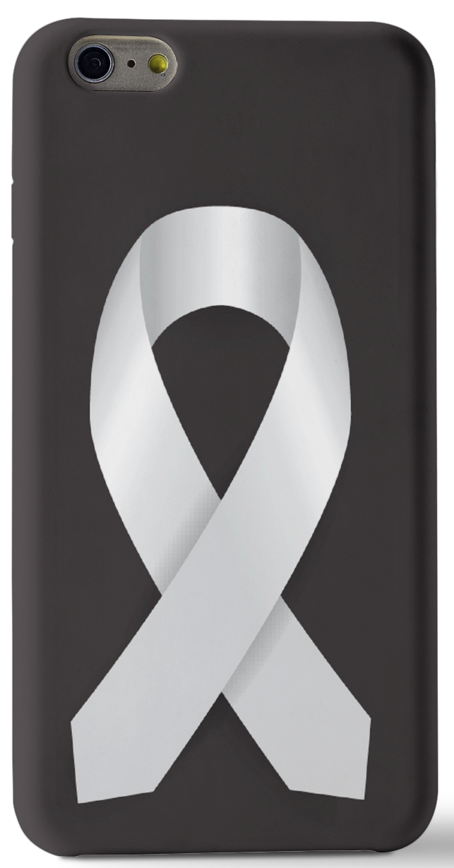 PREORDER White Awareness Ribbon Phone Case for Samsung