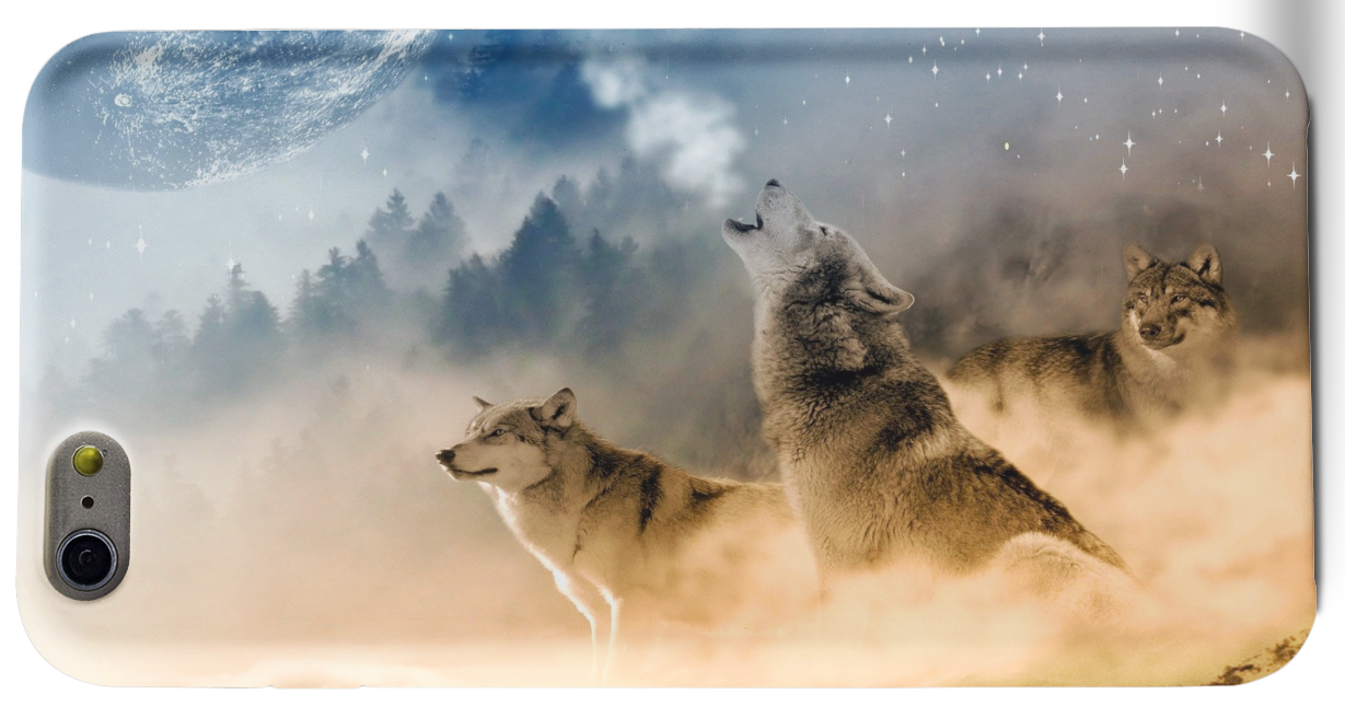 PREORDER Wolf Howling Phone Case for iPhone